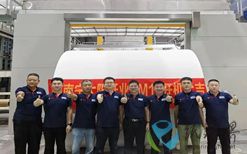 太陽紙業(yè)年產(chǎn)30萬噸生活用紙及后加工生產(chǎn)線二期工程4條生活用紙生產(chǎn)線陸續(xù)開機(jī)